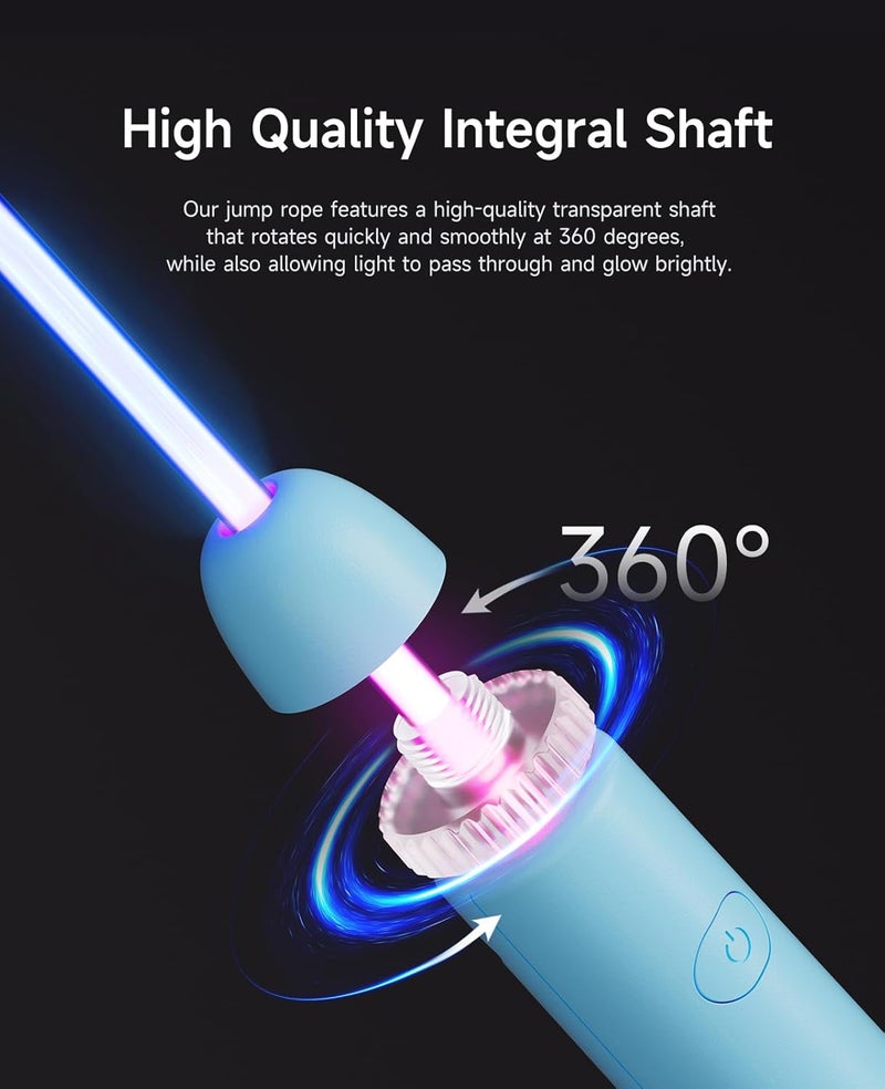 ACHDOFITS LED Light Up Jump Rope for Kids and Adult, Adjustable Glowing Skipping Rope for Boys and Girls, Colorful Luminous Jumping Rope for Fitness and Workout - Image 4